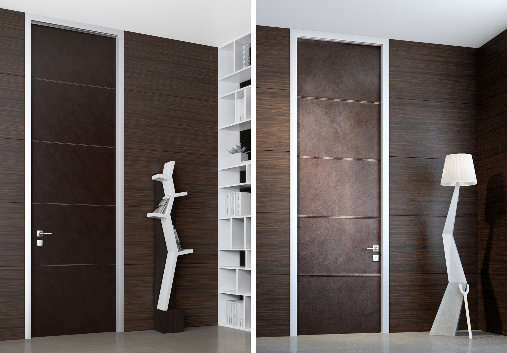 Фото Дверь в коже LEATHER